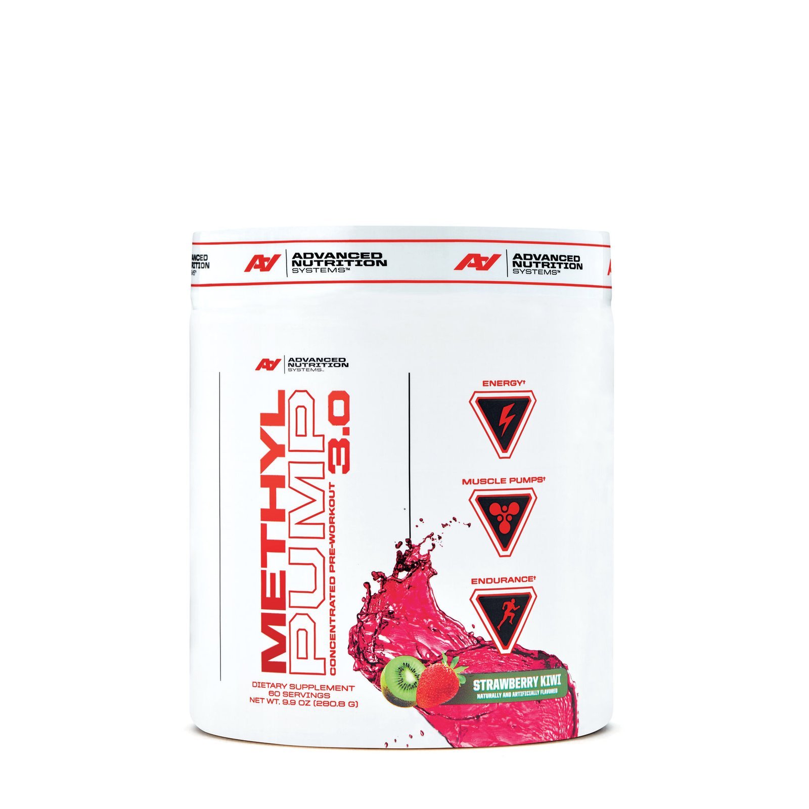 ADVANCE HEALTH NUTRITION METHYL PUMP CONCENTRATED PRE-WORKOUT 3.0 – STRAWBERRY KIWI
